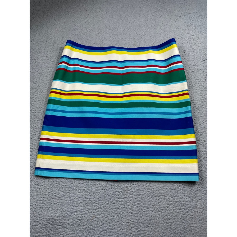 Talbots Womens Size 14 Multicolor Striped Skirt Summer